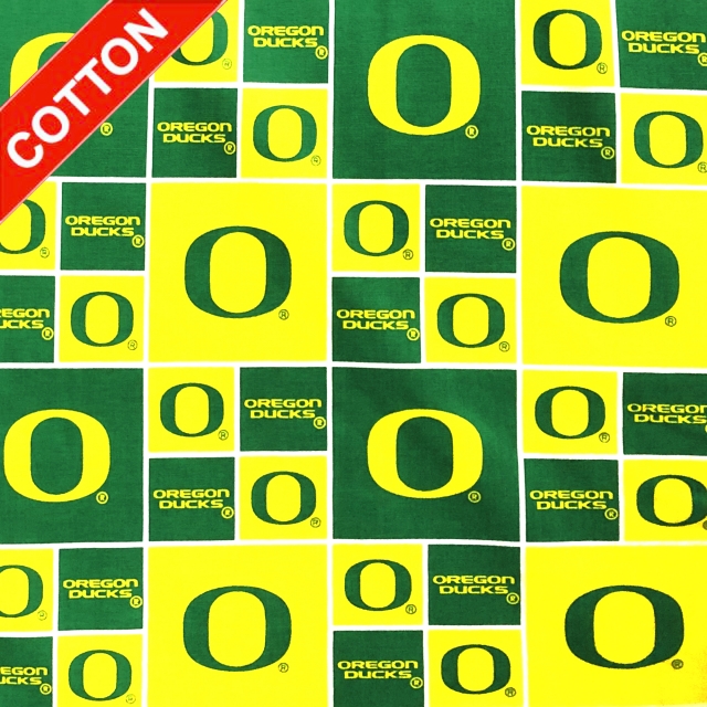 University of Oregon Ducks Cotton Fabric